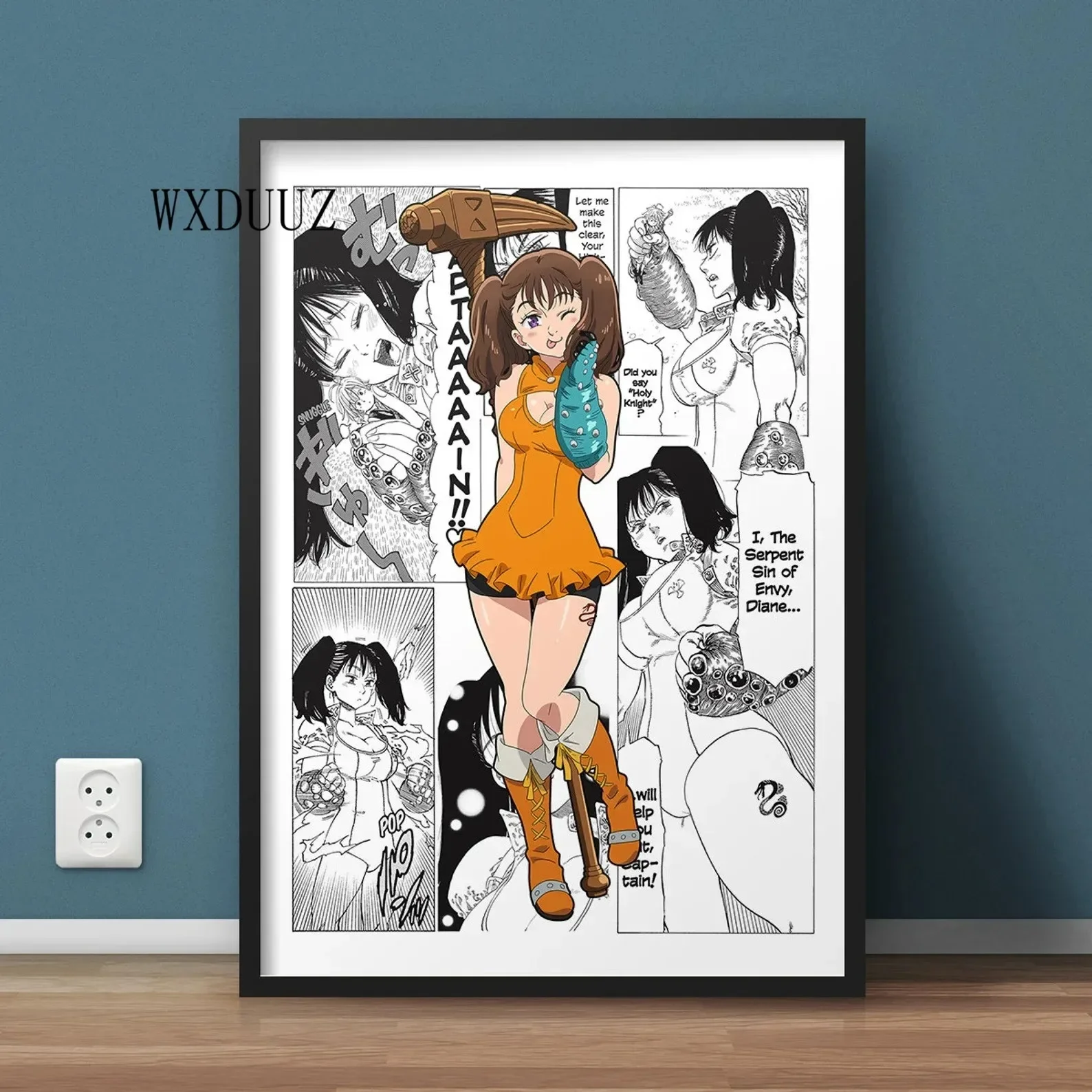 Anime Art Canvas Poster - Aesthetic Room Decoration Wall Art