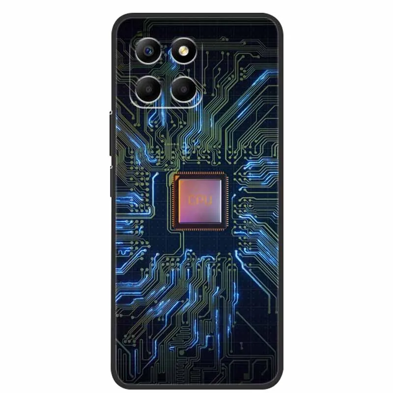 Stylish Black Cat Soft TPU Silicone Back Cover