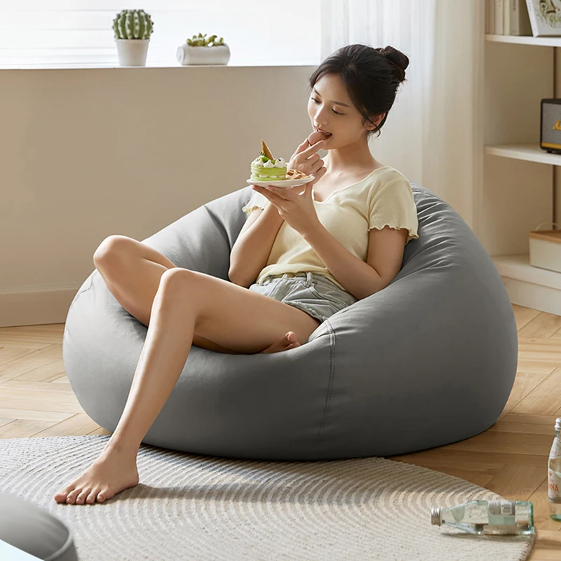 게으른 의자 콩 주머니 소파 풍선 거대한 침실 콩 가방 아이 작은 다다미 공기 현대 소파 살롱 홈 가구 WSW30XP