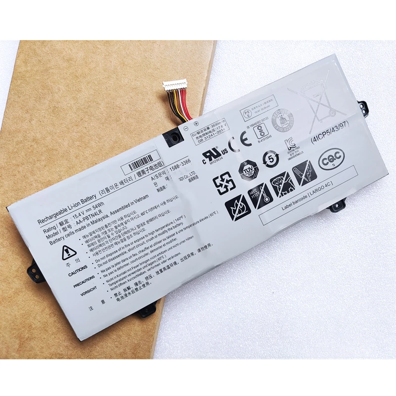 Bateria para Notebook Samsung Aa-pbtn4lr Ba4300386a 9pro Np940x5n Np940x5m Np940x3n Np940x3m Nt930sbe Nt950qaa Nt950sbe Nt950sbv - Imagem 4