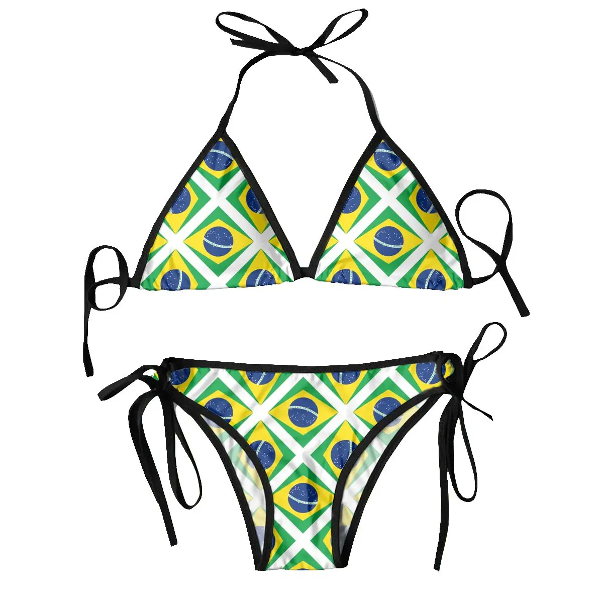 Женский-купальник-из-двух-предметов-одежда-для-отпуска-2024-комплекты-бикини-с-бразильским-флагом