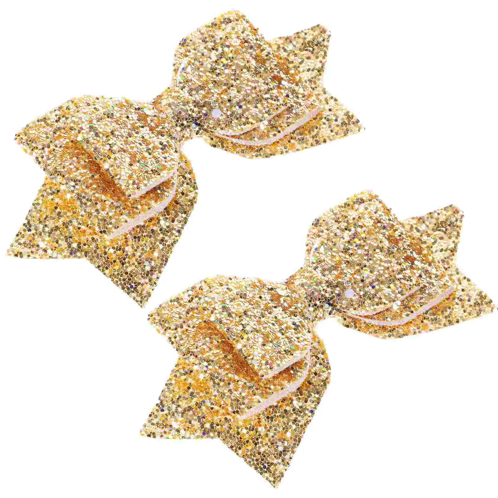 

2 Pcs Sequin Bow Clip Barrettes Girls Hair Accessories Bows Clips for Hairpins Child