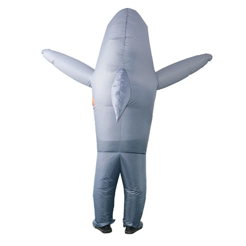 Shark Inflatable Costumes for Adult, Funny Dress, Halloween Costume, Jumpsuit, Shark Cosplay, Role-Playing, Shark Stage Props