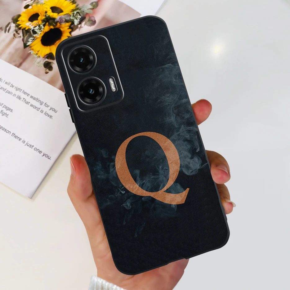 Stylish Couple Letters Soft TPU Shockproof Phone Case