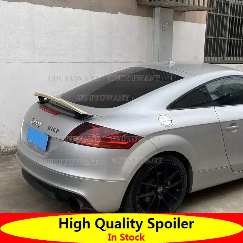 

Carbon Fiber COLOR/GLOSSY Black Rear Trunk Spoiler Boot Lip Wing For Audi TT 8J TTS 2008 - 2014 Car Styling