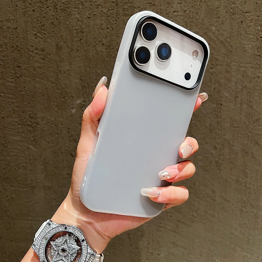 Luxury Matte Candy Color Soft Phone Case with Shockproof Silicone Bumper Cover