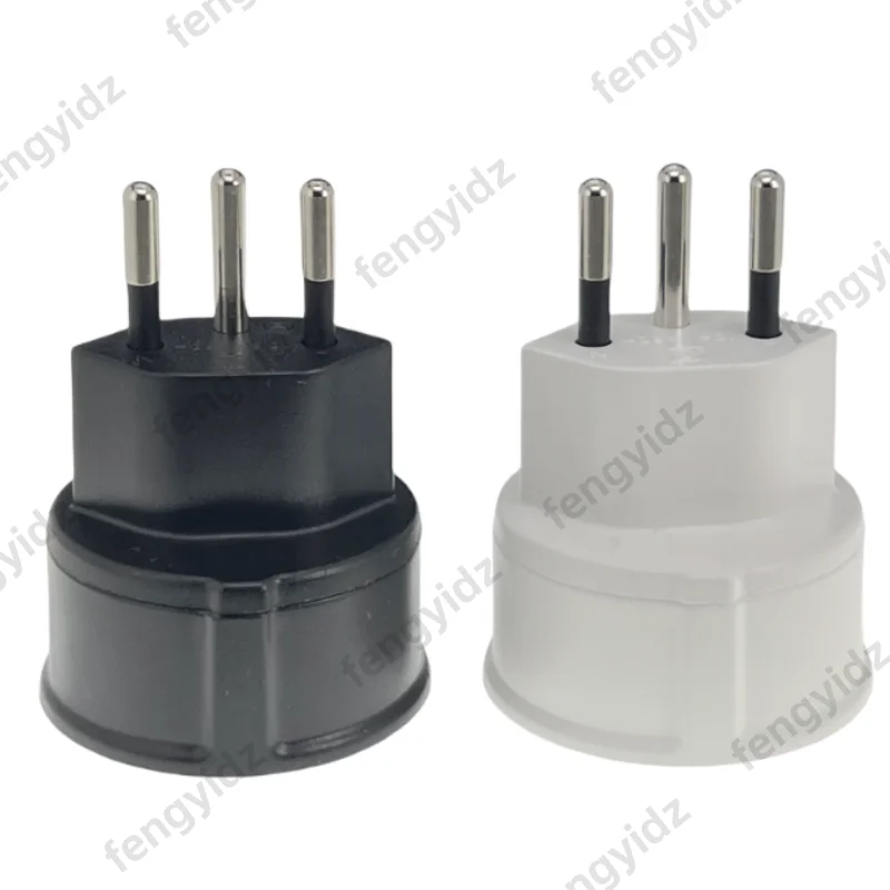 유럽 프랑스에서 스위스로 여행용 어댑터 1개, 3핀 플러그 10A 250V 전원 플러그, EU에서 스위스로 전기 플러그 소켓