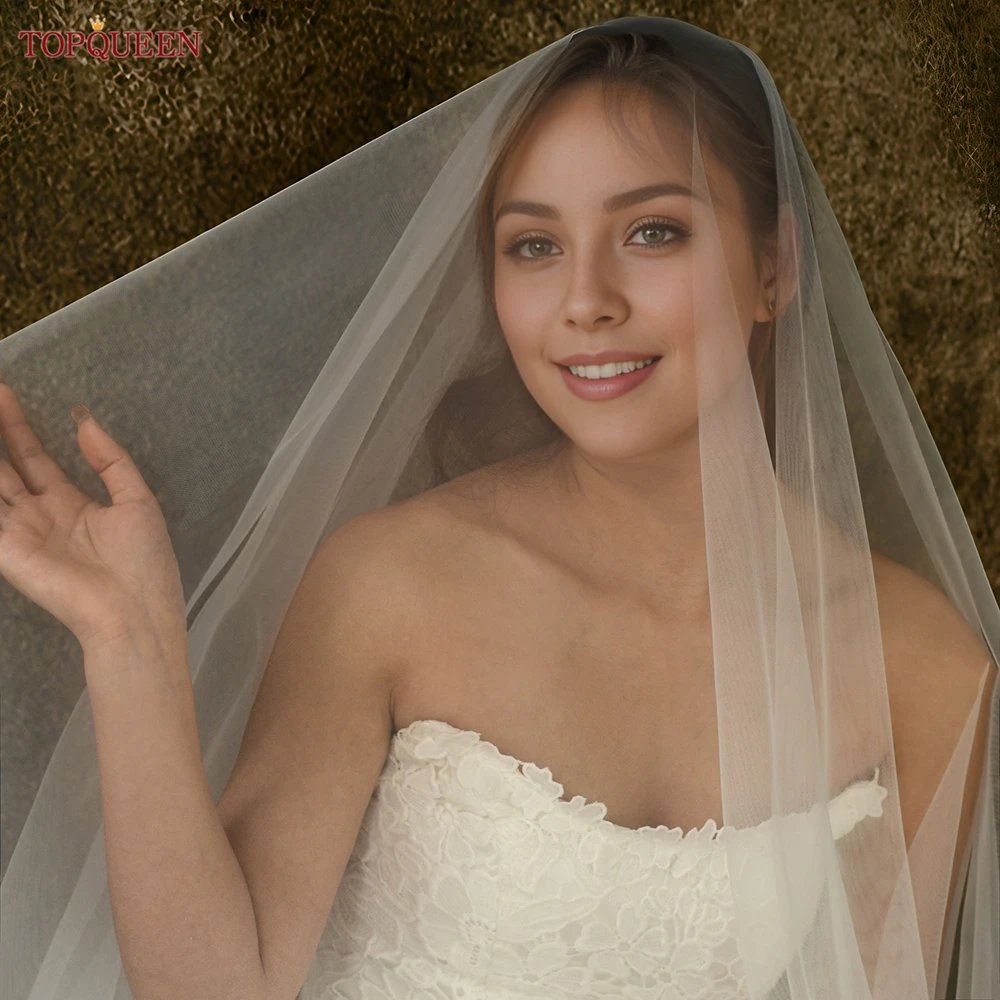 Bridal Veil 3m Long Double Layer Customizable