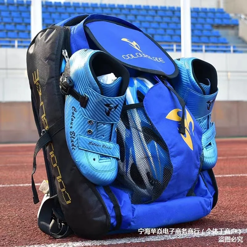 Roller Skating Storage Bag Inline Wheels Shoes Backpack Speed Racing Sneakers 90mm 100mm Wheels Large Capacity Handbag