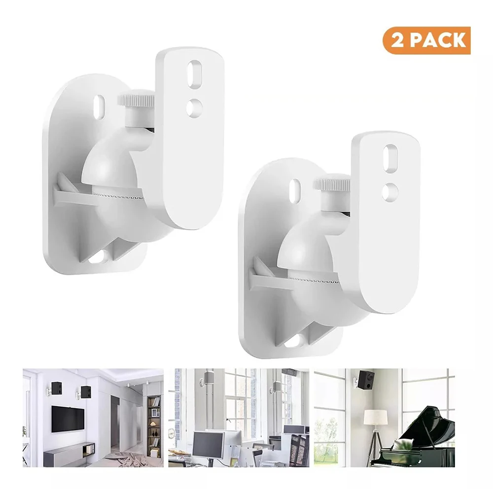 Speaker-Mount-Wall-Bracket-Stand-Surround-Holder-Keyhole-Tilt-Pack ...