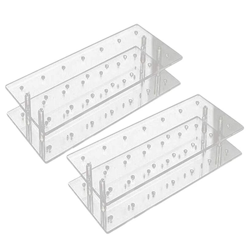 

Новый акриловый держатель для леденцов с 21 отверстием в 2 упаковках для свадеб, детских праздников, дней рождения, юбилеев, конфет