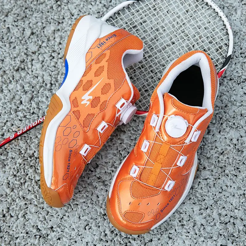 Men's and Women's Badminton Shoes Lightweight Table Tennis Shoes Comfortable Tennis Competition Training Sports Shoe