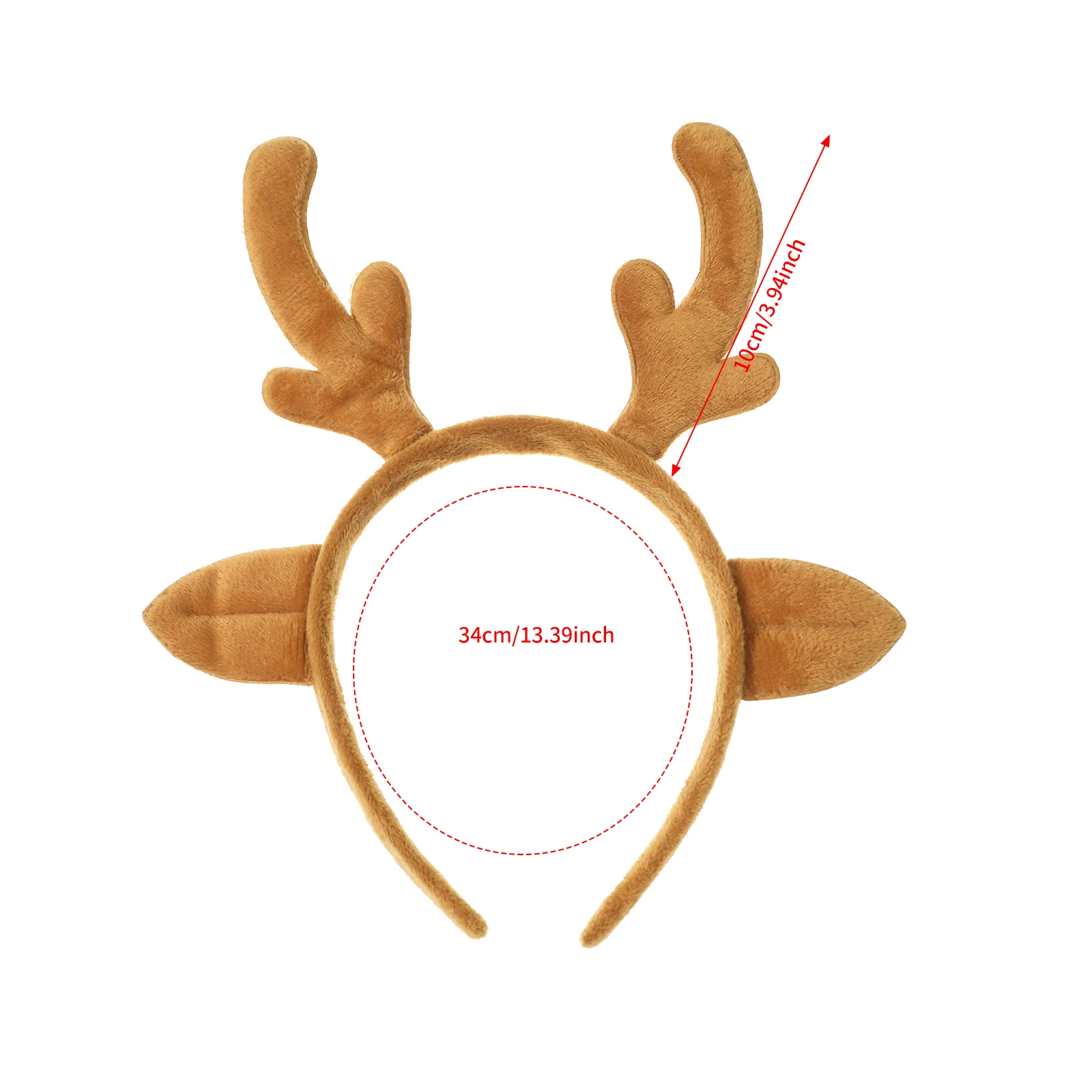 1pc Christmas Hair Band Headband Xmas Antler Hairband Deer Horn Headwear Party Festival Decoration Gift Christmas Hair Hoop