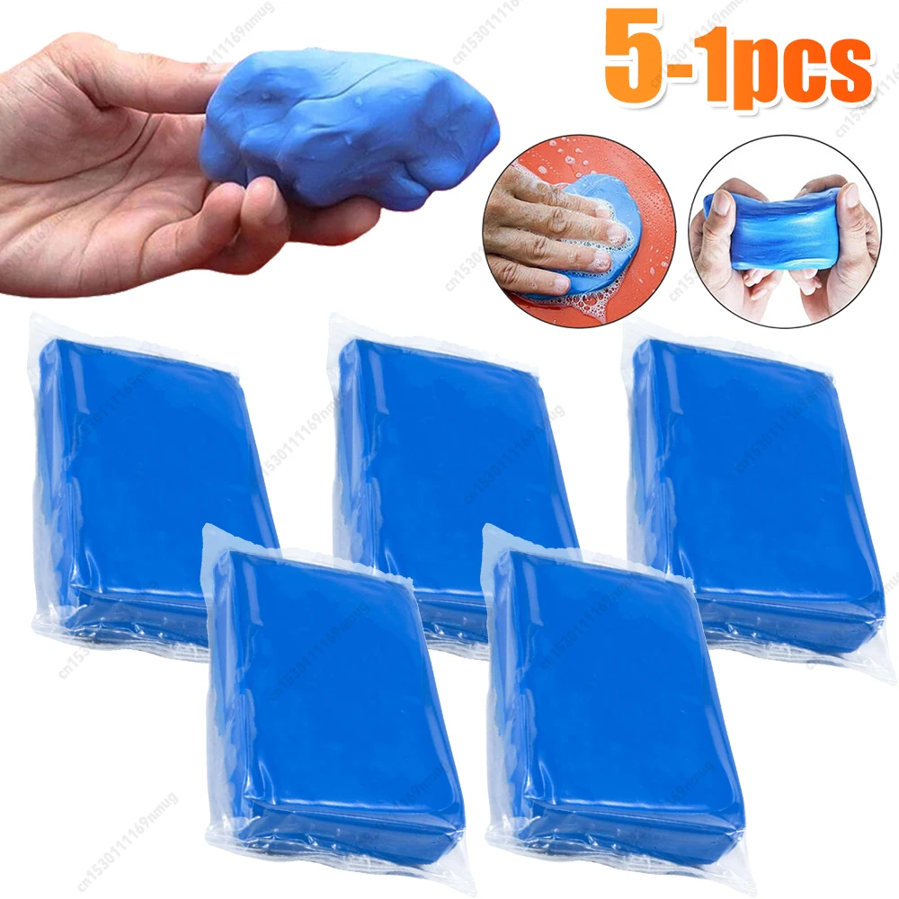 5/3/2/1Pcs Car Cleaning Clay Bar Washing Mud Detailing Waxing Polish Treatment Fine Grade Auto Cleaner Tool