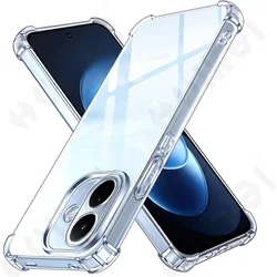 Shockproof TPU Bumper Protective Phone Case - Soft  Shell for Xiaomi Poco X8 Pro (Clear)