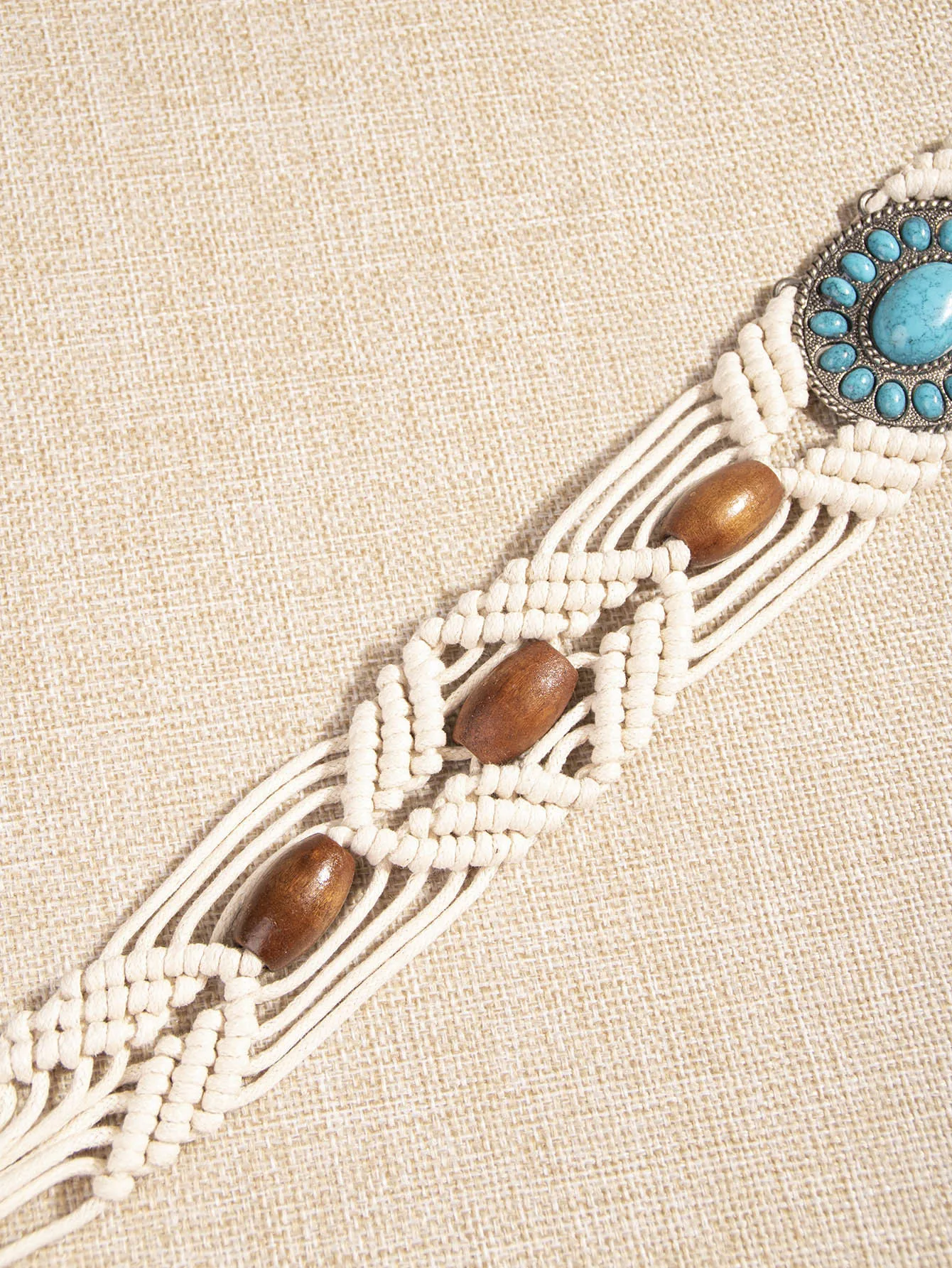 New Fashion Women's Bohemian Style Woven Rope Women Belts Boho Wax Coconut Beads Fashion Female Waistbelt Feminine Waistband