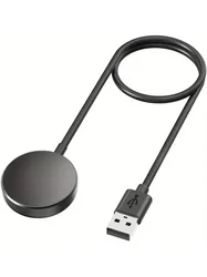 Magnetic Charging Cable for Samsung Galaxy Watch - USB Connection (Black)