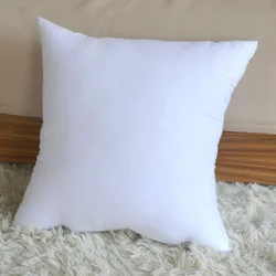 Luxurious Plush Cushion Insert - Soft, Square & Rectangular Pillow Filler - 48x74cm (White pillow inner)