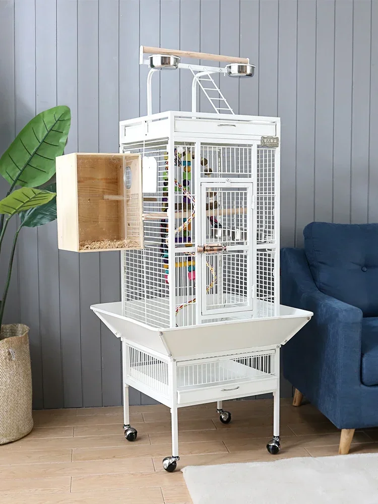 

Large Parrot Cage, Bird Cage, Extra Large Breeding Cage, Grey Parrot Large Space