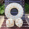 Children Adult Inflatable Swimming Ring Pool Float Vintage Striped Swimming Laps Water Sport Swim Circle For Pool Party 1