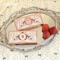 Flower Knows Strawberry Cupid Eyeshadow Palette Matte Fine Shimmer Pearl Face Palette 7 Colour Glitter Eye Shadow 2