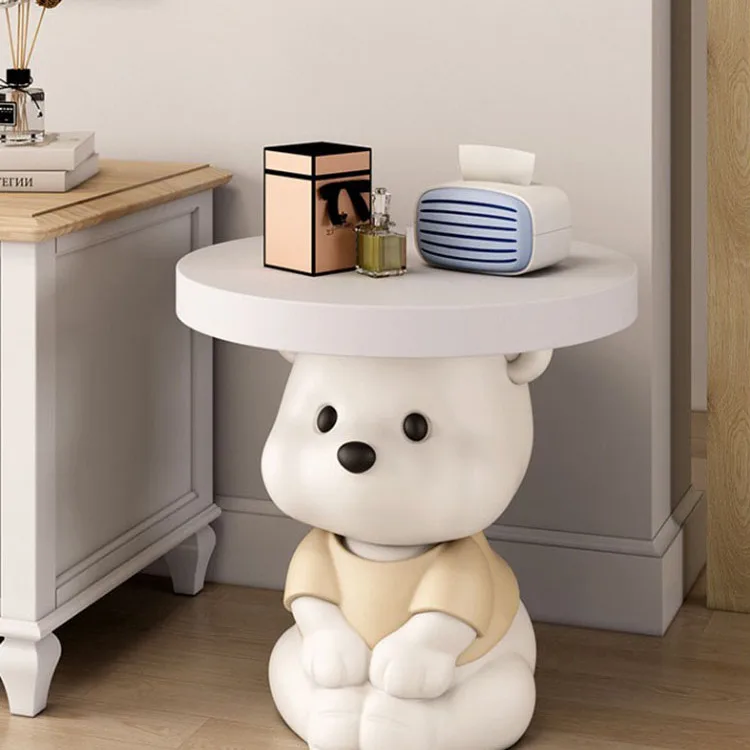 

40Cm Statue Coffee Table,Cute Dear Sculpture,Home Decor, Livingroom,Sofa TV Cabinet,Storage Decoration Bedside Table