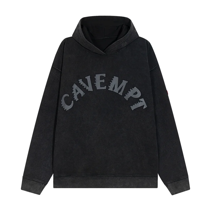 

Foam Print Tagline CAVEMPT Hoodie High Quality Pullover Coat 1:1 Vintage C.E Cav Empt Mens Womens Hoodie