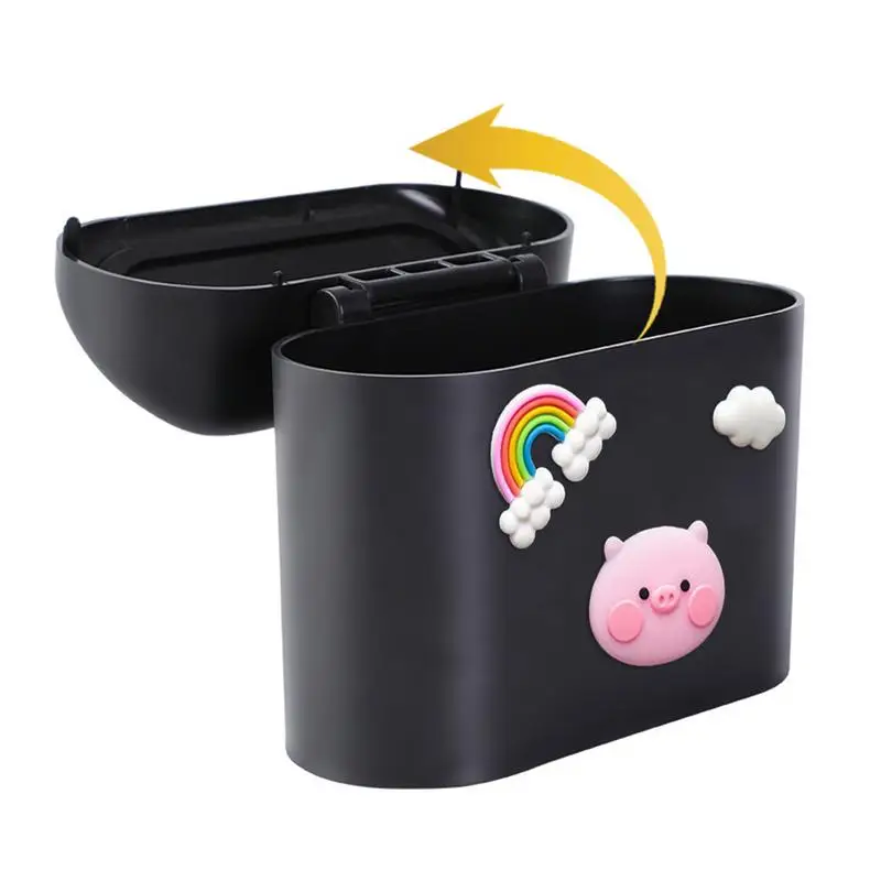 

Car Trashcan Waterproof Car Garbage Can Car Waste Basket For Car Office Home