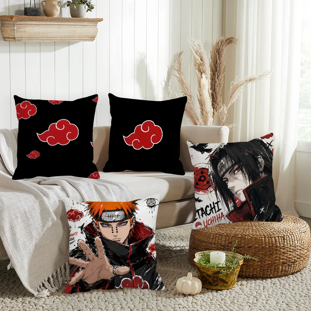 Anime Akatsuki Decorative Pillow Cover for Home and Office Spaces