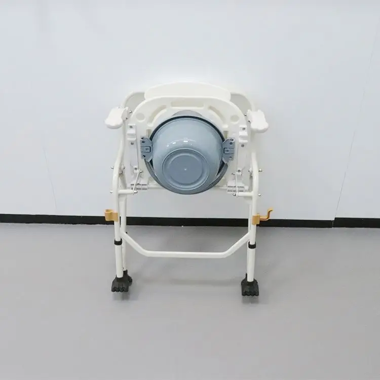 Factory Price Wholesale Steel Height Adjustable Fold Portable Toilet Chair for Aged 3