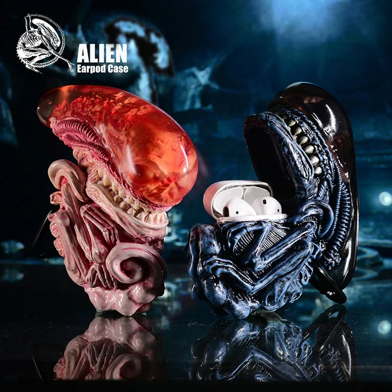 

Original Alien Airbods 2 Pro Second Generation Earphone Personalized Creative Pvc Protective Case Gift For Kids