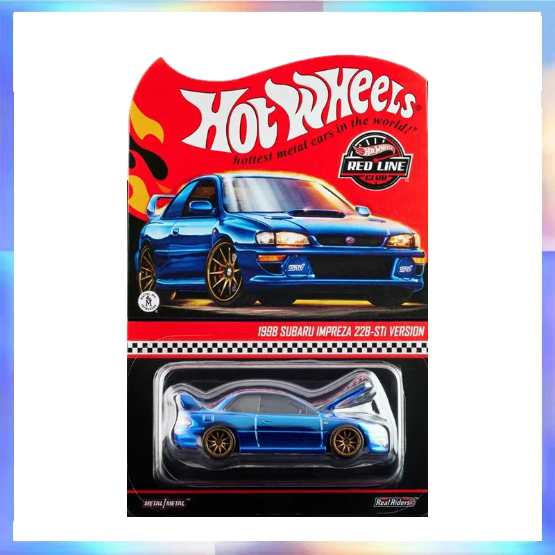 1/64 Hot Wheels Red Line Car Model RLC 1998 Subaru Impreza 22B-STi