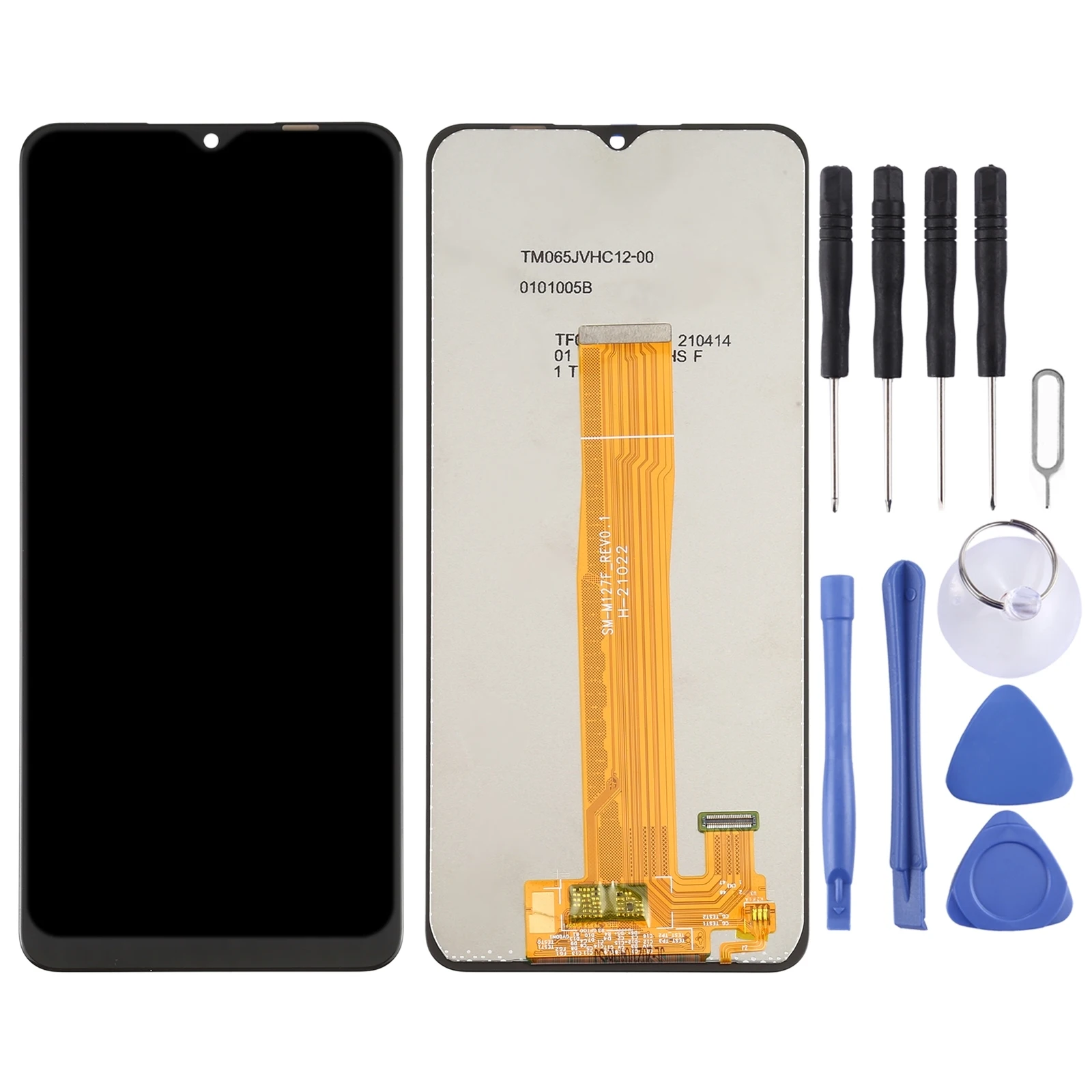 Smart Phone LCD Display Replacement Glass Screen Replacement Touch Screen Digitizer Replacement LCD Screen for Samsung Galaxy A12 / A02 / M12 M02 SM-A125 SM-A022 SM-M127 SM-M022 with Digitizer Full Assembly