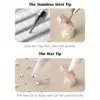 Rhinestone Picker Dotting Pen, Dual-ended Rhinestone Gems Crystals Studs Picker Wax Pencil Manicure Nail Art DIY Decoration Tool 4