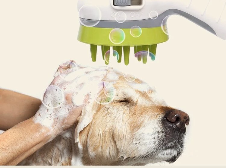 Pet Bathing Spray Head - Foam Generator  Pressure Booster for Dog Showers