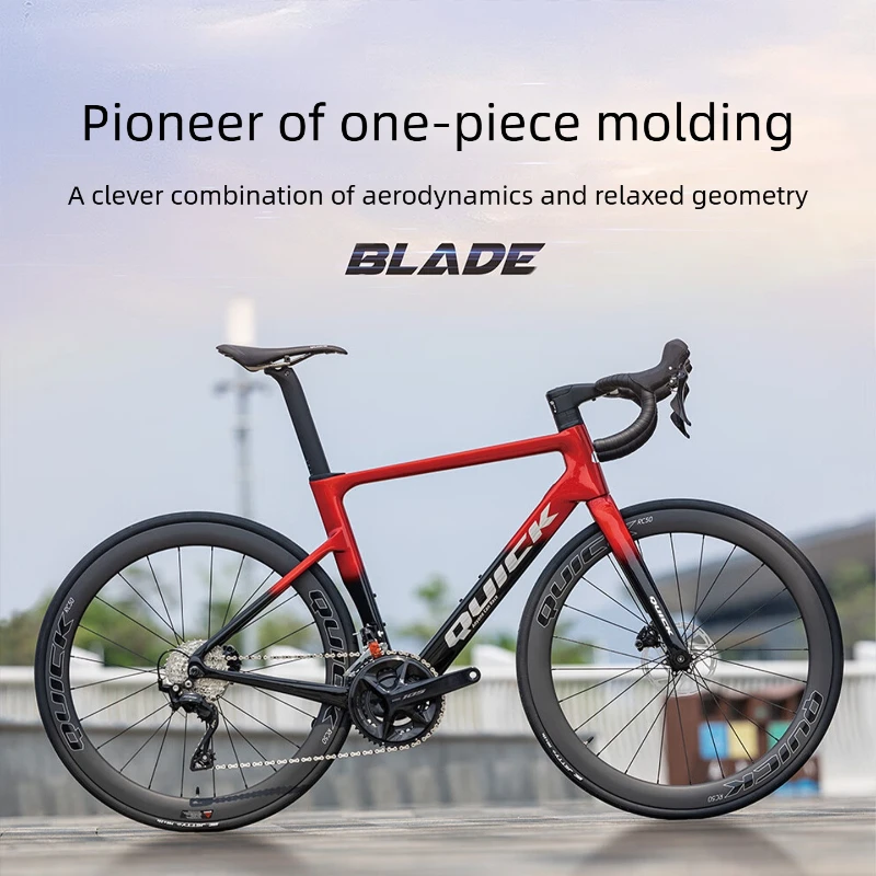 T800 카본 파이버 로드 자전거 프레임 BLADE 105 유압식 디스크 브레이크 인터널 케이블 에어로