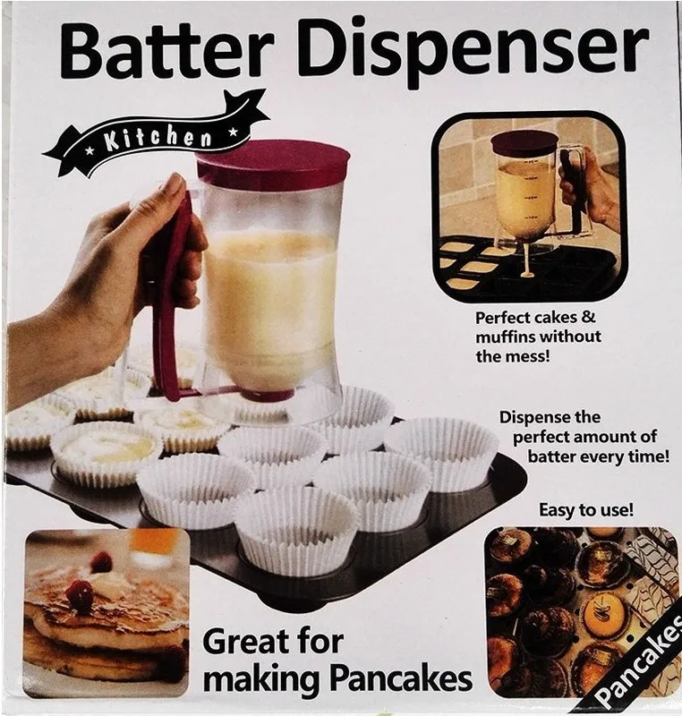 New Cupcakes Pancakes Cookie Cake Muffins Baking Waffles Batter Dispenser Cream Speratator Measuring Cup baking tools for cakes