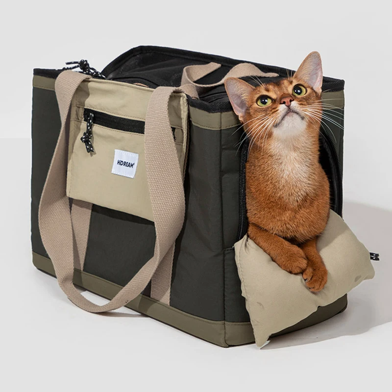 Leisure Pet Single Shoulder Bag Outdoor Cat Breathable Portable Bag Outgoing Carrier Travel Backpack For Cats Accessory