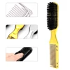 Multi functional men's beard beauty styling brush, nylon hairstyle brush, cleaning brush, suitable for hair and beard 4