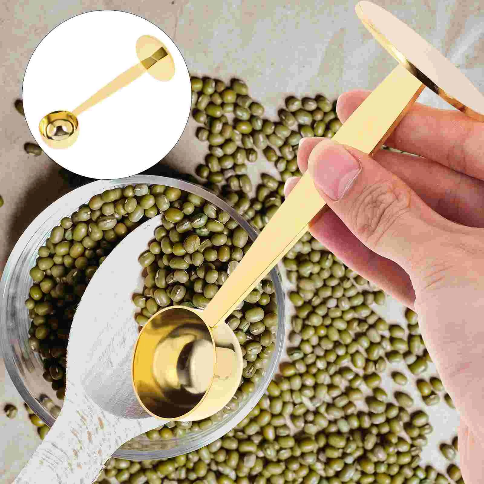 

Coffee Milk Powder Scoop Kitchen Home Measuring Protein Scoops 2-in-1