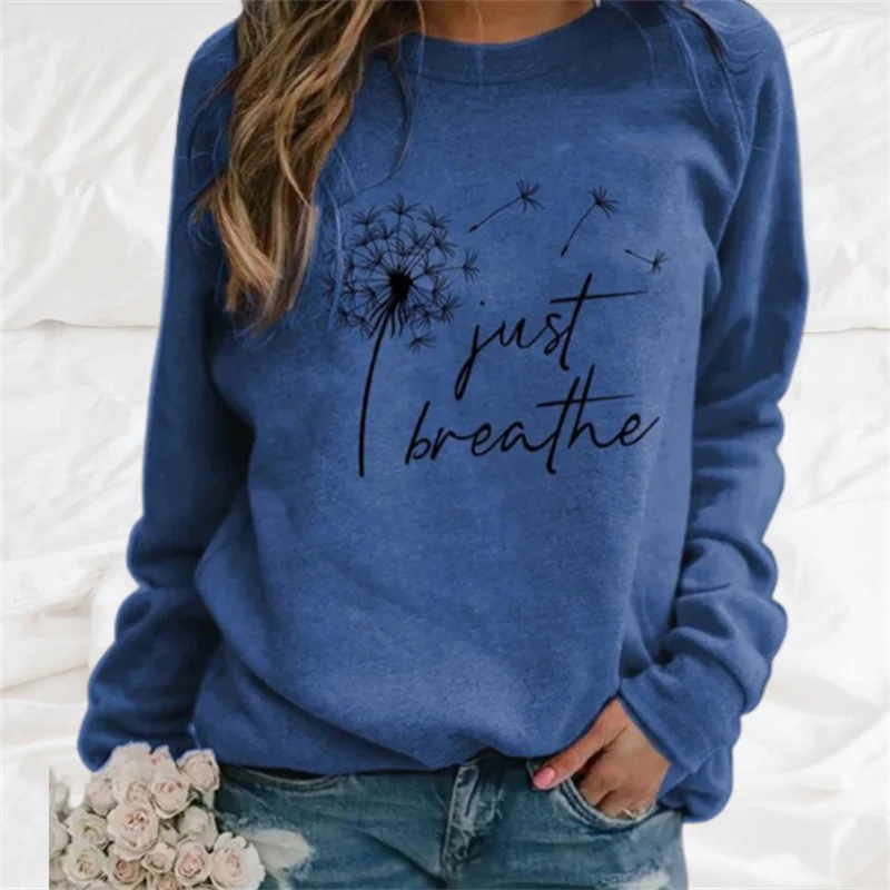 

Autumn Dandelion 3D Print Raglan Sleeve Women Pullovers Hoodies Streetwear Female Sweatshirts Women's Oversized Woman Clothing