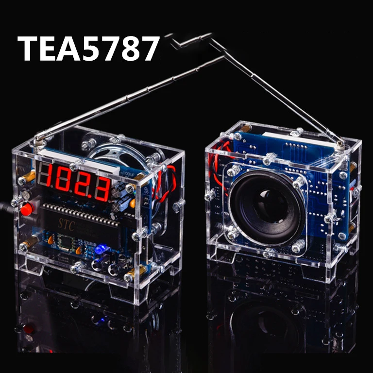 

Новый комплект для производства радиоприемника TEA5767, цифровая фотомагнитола 51 MCU, цифровое радио оптом, FM