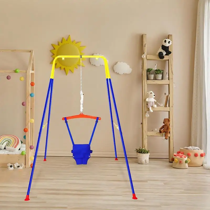 Doorway Jumper Jumper For Baby With Cloth Exersaucer Activity Seat And Doorway Baby Exerciser With Adjustable Chain