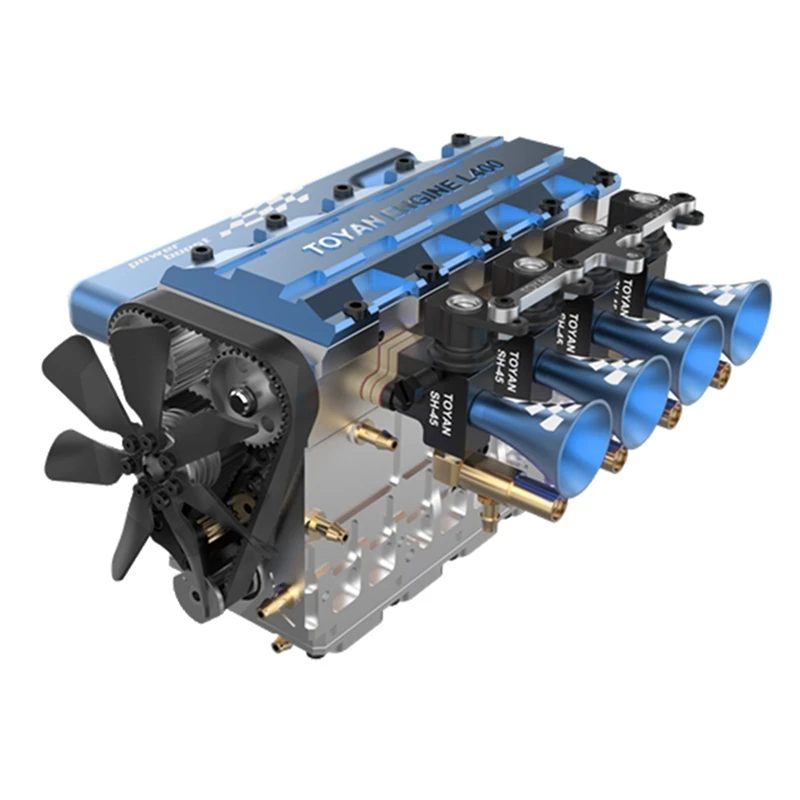Diy toyan FS-L400-ニトロエンジン,水冷,4気筒,14cc,インライン,モデル 