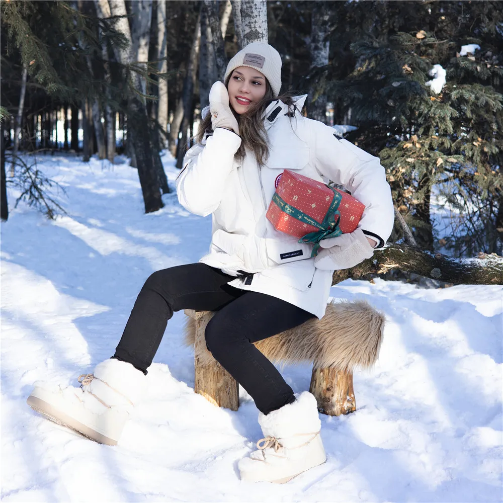 Botas Peludas Mujer Botas De Nieve Polar Para Mujer Impermeables,  Térmicas, Con Forro Cálido Zapatos Mujer