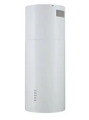 Kitchen Appliance white Color Round installation in Ceiling island range hood with LED light