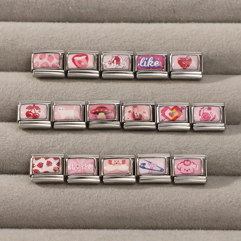 Stainless Steel Link Bracelet Cat Dog