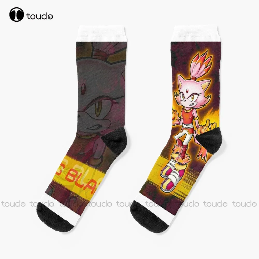Blaze The Cat: Socks Blaze Socks Calzini Sportivi Unisex Adulto Teen Youth Socks Design Happy Cute Socks Nuovo Popolare Regalo Divertente