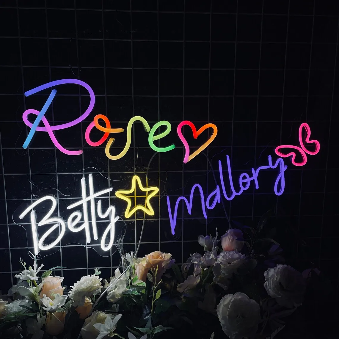 

Custom Neon Signs Business Logo Name LED Wall Light Party Wedding Birthday Shop Window Restaurant Bar Neon Sign Neon Mural Drop