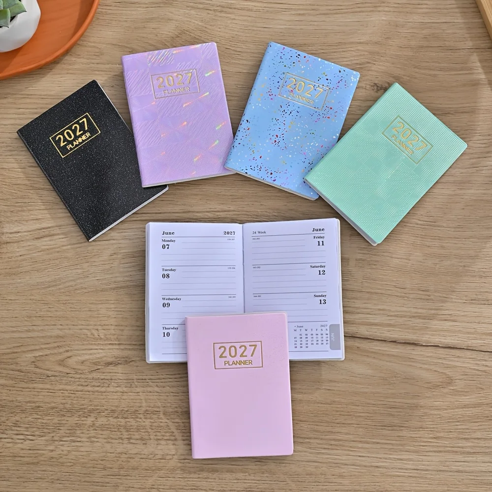 Compact 12-Month English Planner with Weekly & Daily Organization